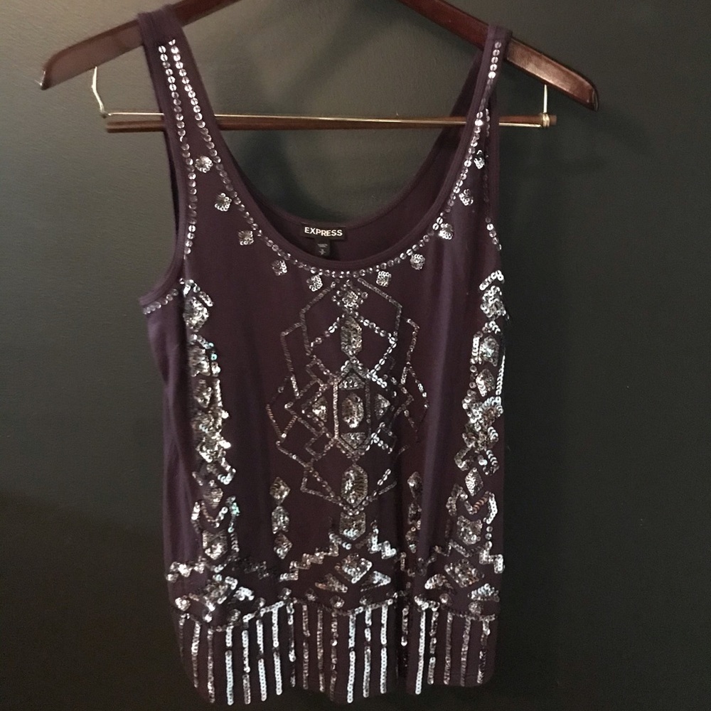 Express Sequin Tank